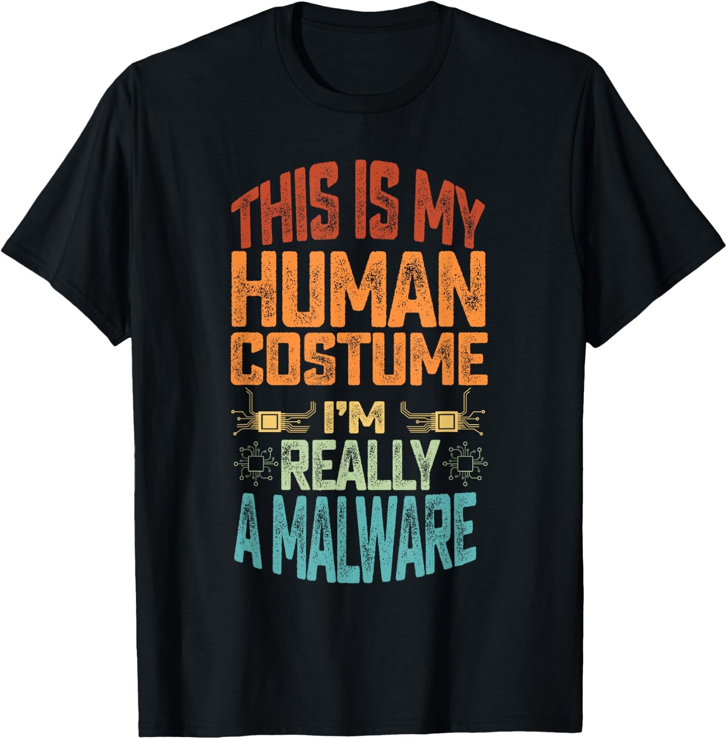 Malware Cyber Security Expert Cybersecurity Engineers T-Shirt - T-Shirt | Black