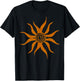 Sun Symbol Spirituality T-Shirt - T-Shirt | Black