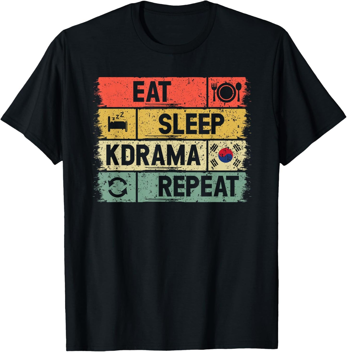 K Drama Oppa Korean Drama Finger Heart Saranghae K-Drama T-Shirt - T-Shirt | Black