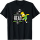 The Simpsons Soccer Bart Simpson Use Your Head T-Shirt - T-Shirt | Black