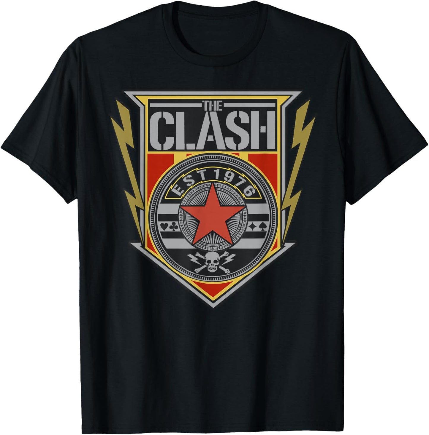 The Clash - EST 1976 Shield T-Shirt - T-Shirt | Black