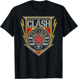 The Clash - EST 1976 Shield T-Shirt - T-Shirt | Black