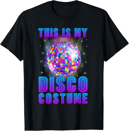 Disco Costume Art Women 70s 80s Party Disco Lover T-Shirt - T-Shirt | Black