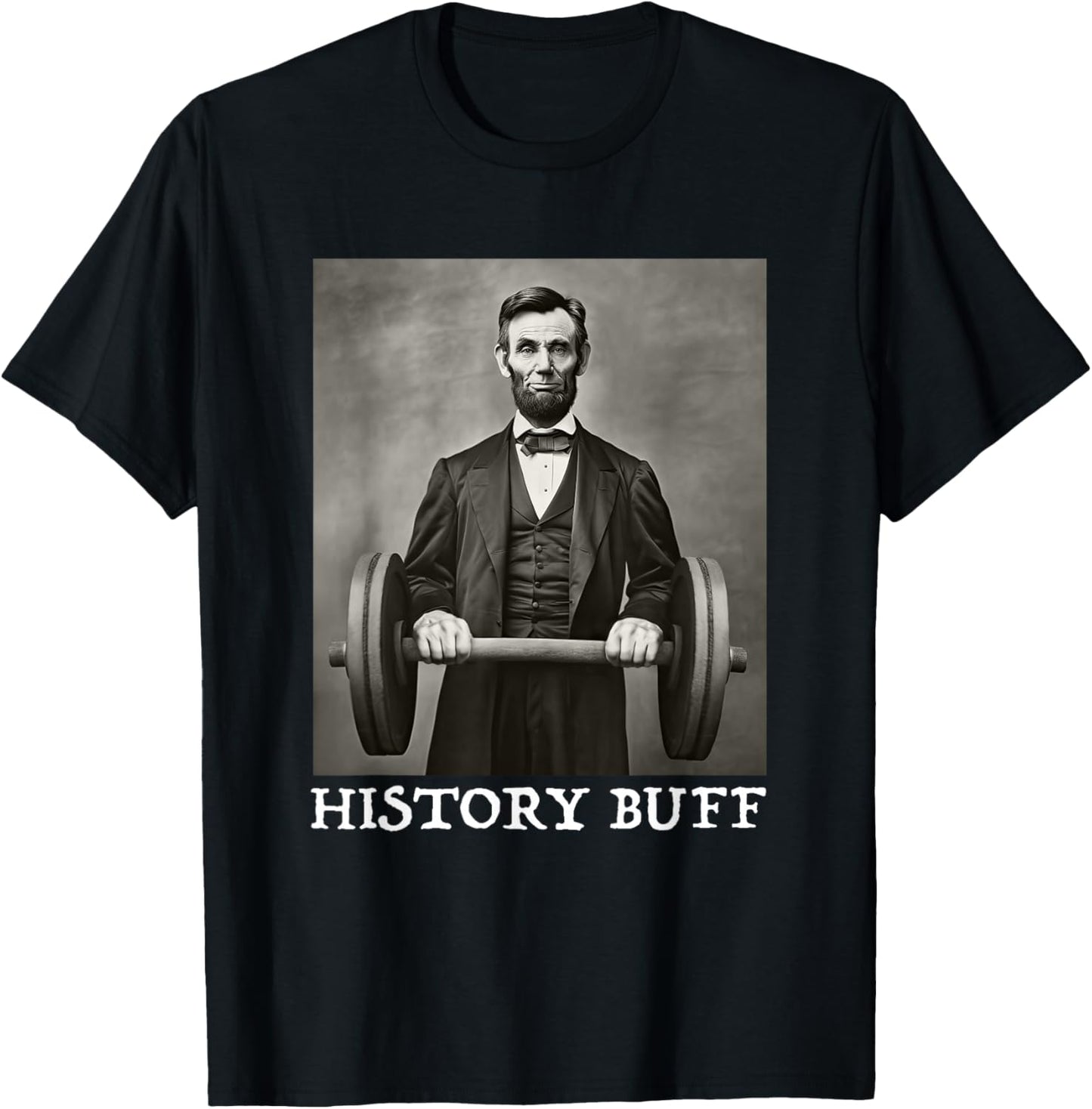 Funny Abraham Abe Lincoln Shirt July 4th History Buff T-Shirt - T-Shirt | Black