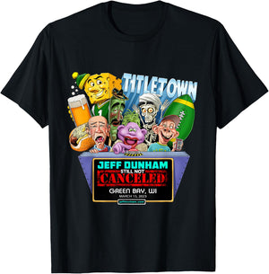 Jeff Dunham Green Bay, WI (2023) T-Shirt - T-Shirt | Black
