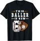 Kids 6th Birthday Baseball Boy Six Year Old Baseball Player T-Shirt - T-Shirt | Black