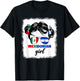 Half Mexican And Salvadorian Mexico El Salvador Girl Kids T-Shirt - T-Shirt | Black