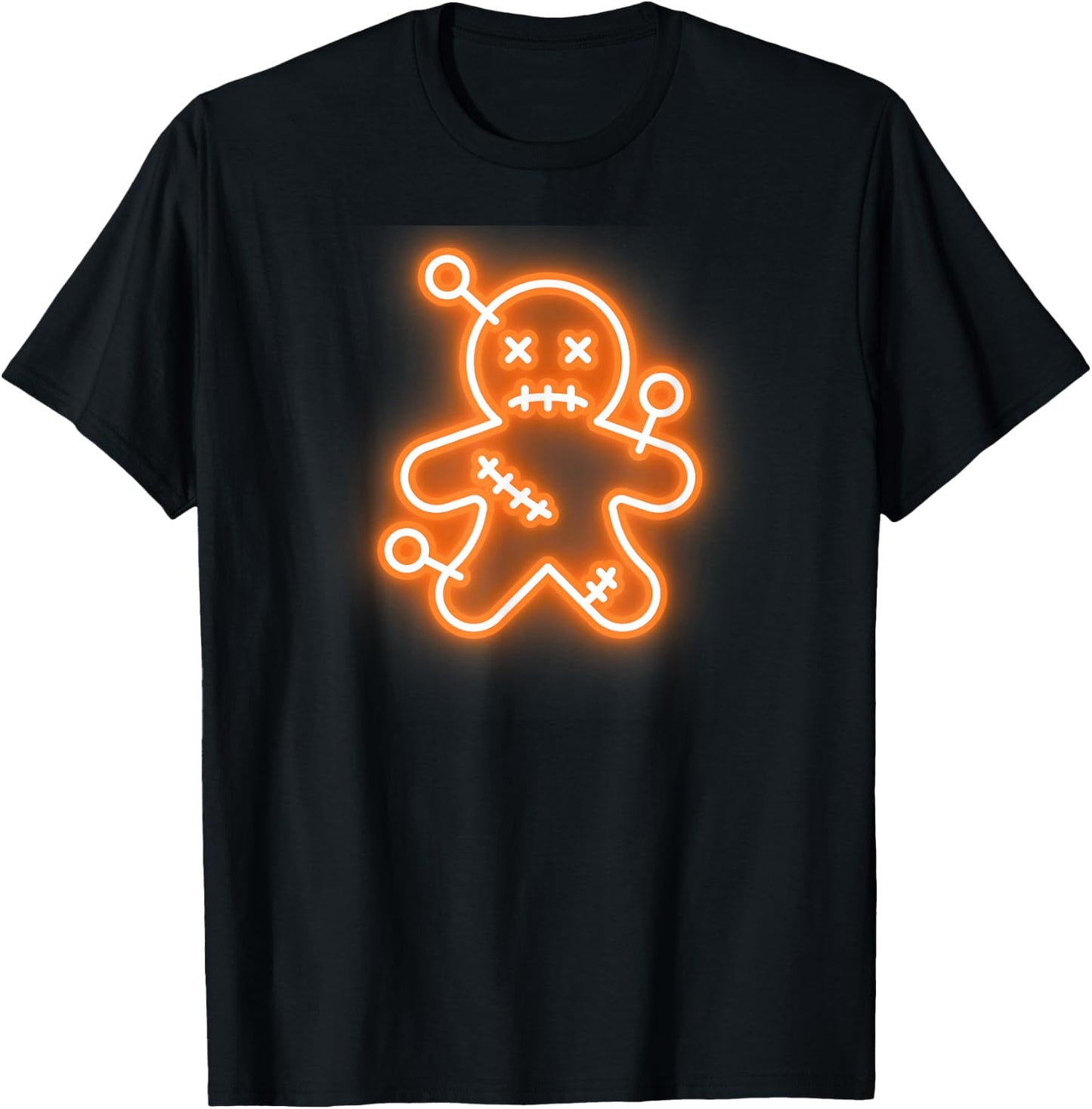 Halloween Creepy Voodoo Doll Witchcraft T-Shirt - T-Shirt | Black