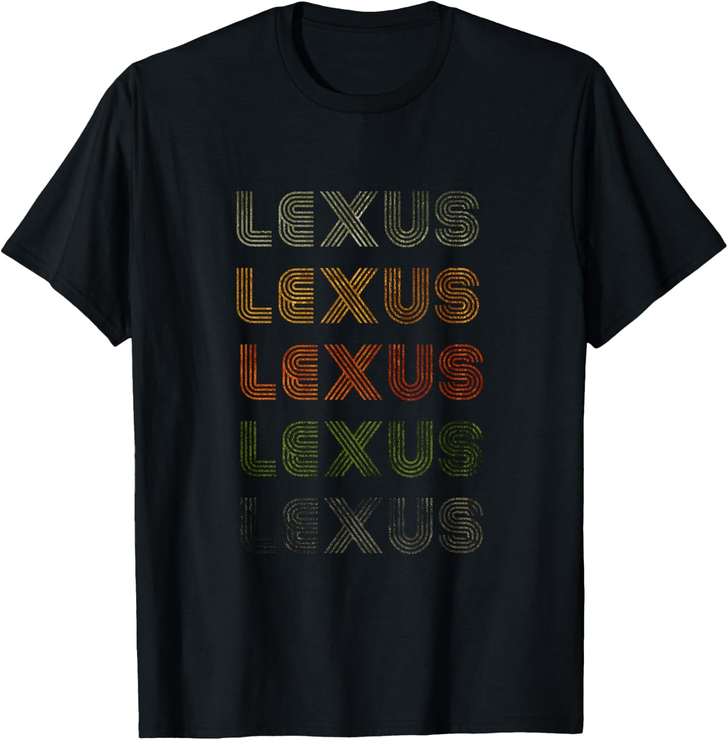 Love Heart Lexus Grunge/Vintage Style Black Lexus T-Shirt - T-Shirt | Black