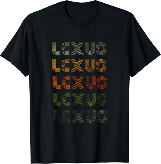Love Heart Lexus Grunge/Vintage Style Black Lexus T-Shirt - T-Shirt | Black