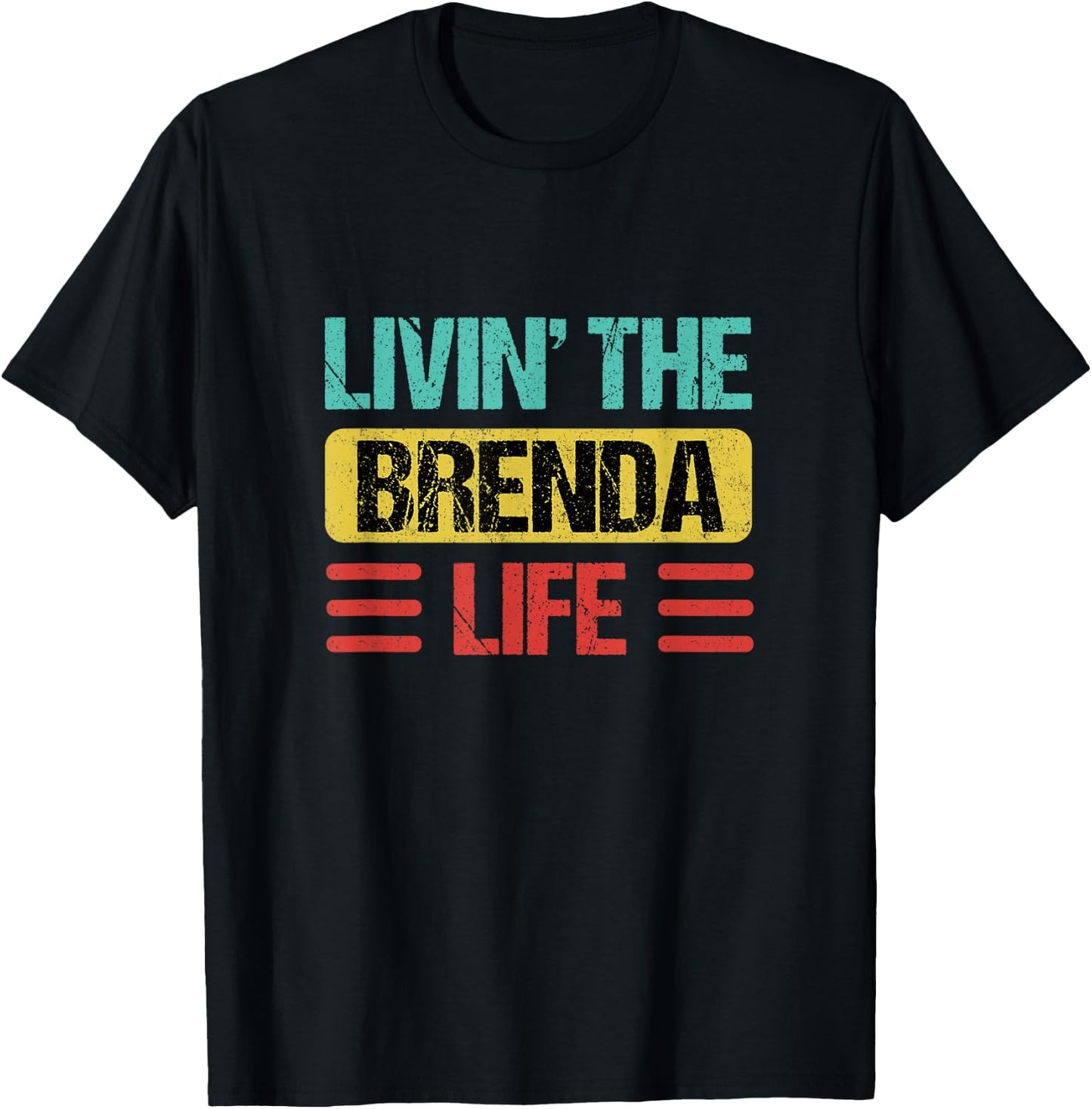 Brenda Name T-Shirt - T-Shirt | Black