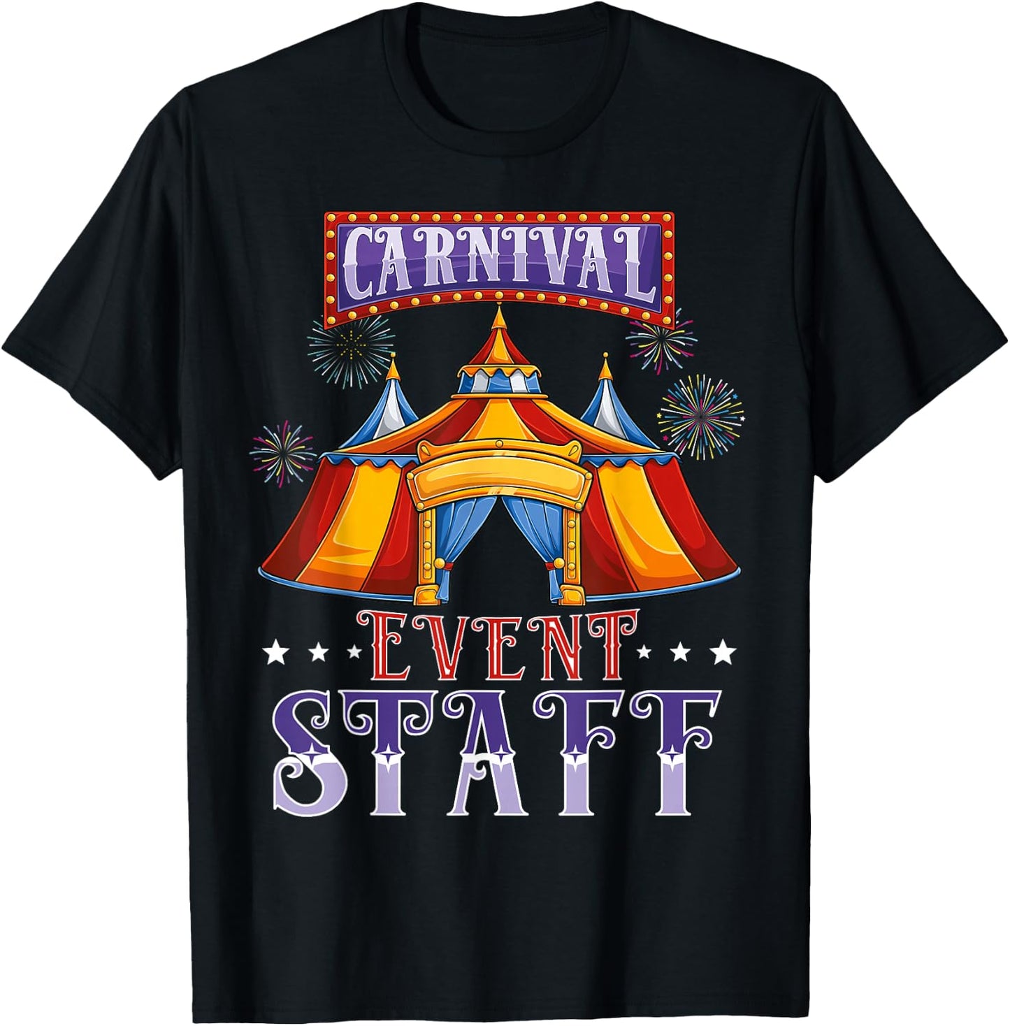 Circus event staff Carnival squad Crew birthday Party kids T-Shirt - T-Shirt | Black