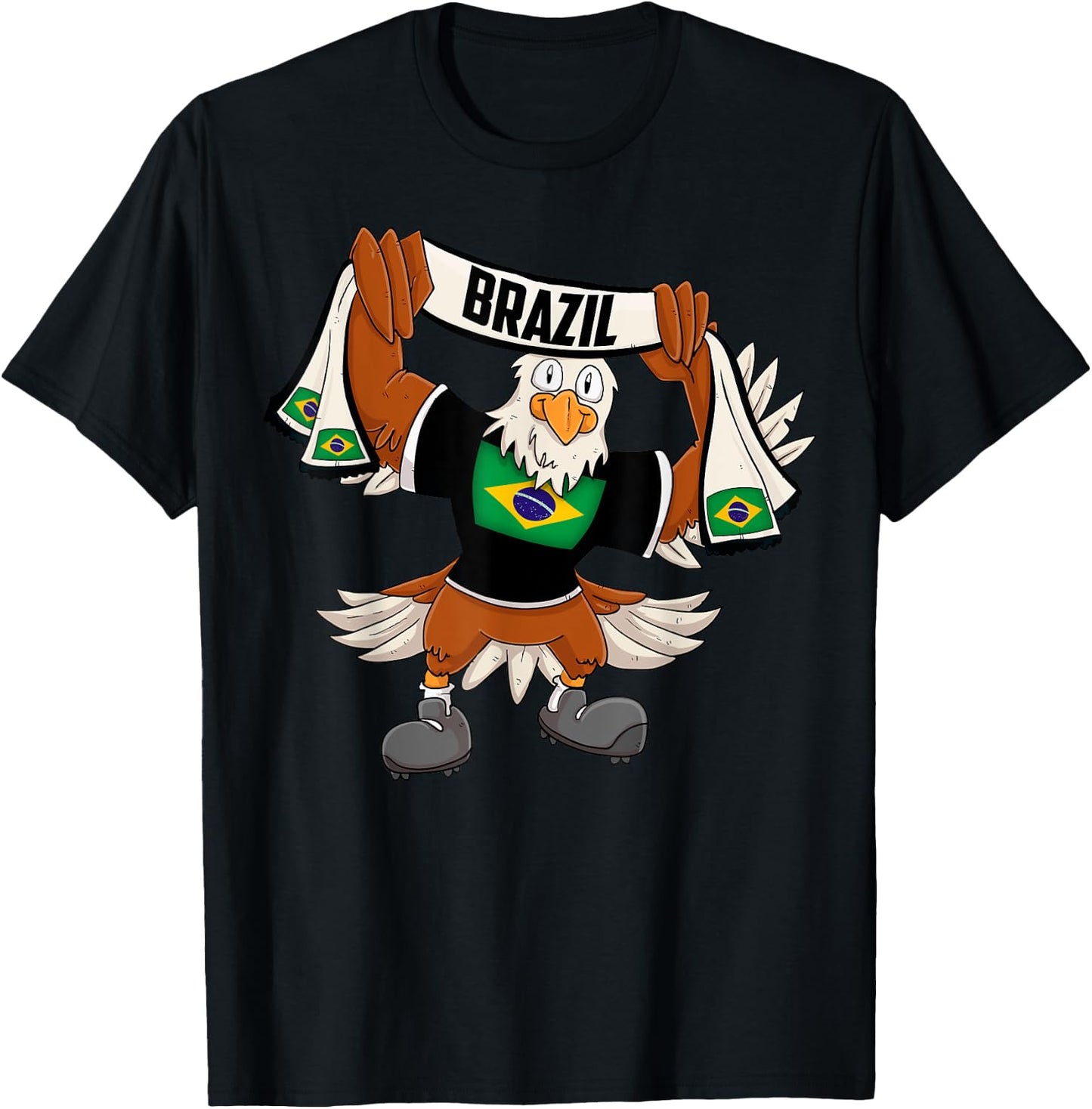 Brazil Eagle T-Shirt - T-Shirt | Black
