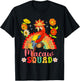 Macaw Squad Flowers Macaw Cute Rainbow Bird Lover Kids T-Shirt - T-Shirt | Black