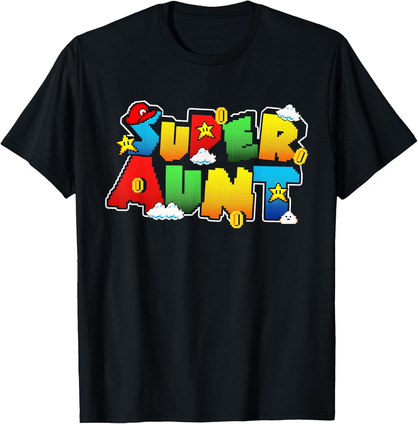 Super Aunt Best Aunt Ever Funny Gifts For Aunt T-Shirt - T-Shirt | Black