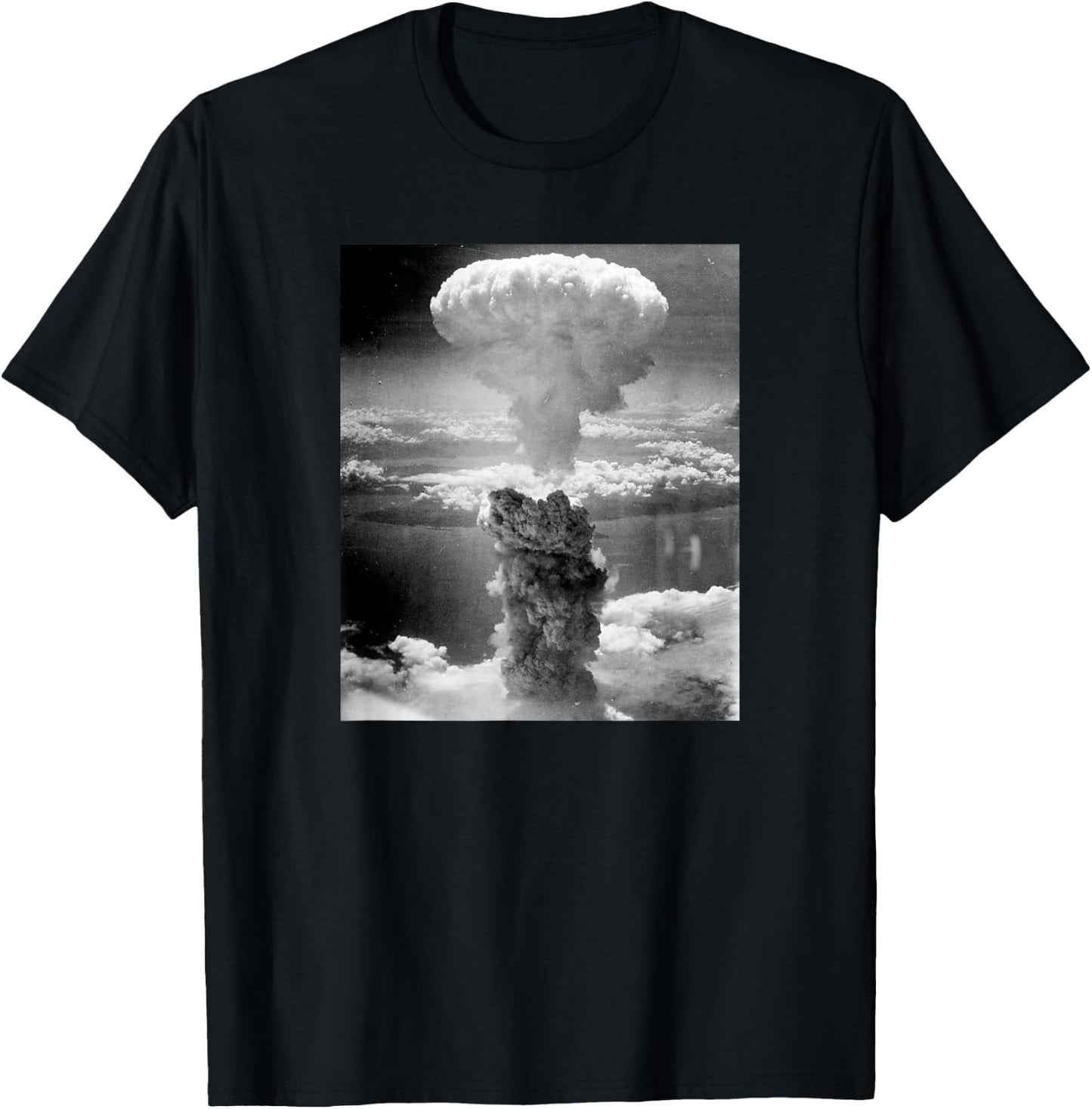 Atomic Bomb Nuclear Atomic Cloud Against Nuclear Test Nuclear Nuke T-Shirt - T-Shirt | Black