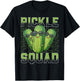Pickle Squad Shirt Cucumber Cute Pickle Jar Funny Pickle T-Shirt - T-Shirt | Black