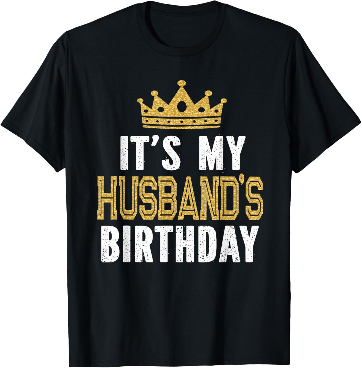 It's My Husband's Birthday Party Family Matching Small T-Shirt - T-Shirt | Black
