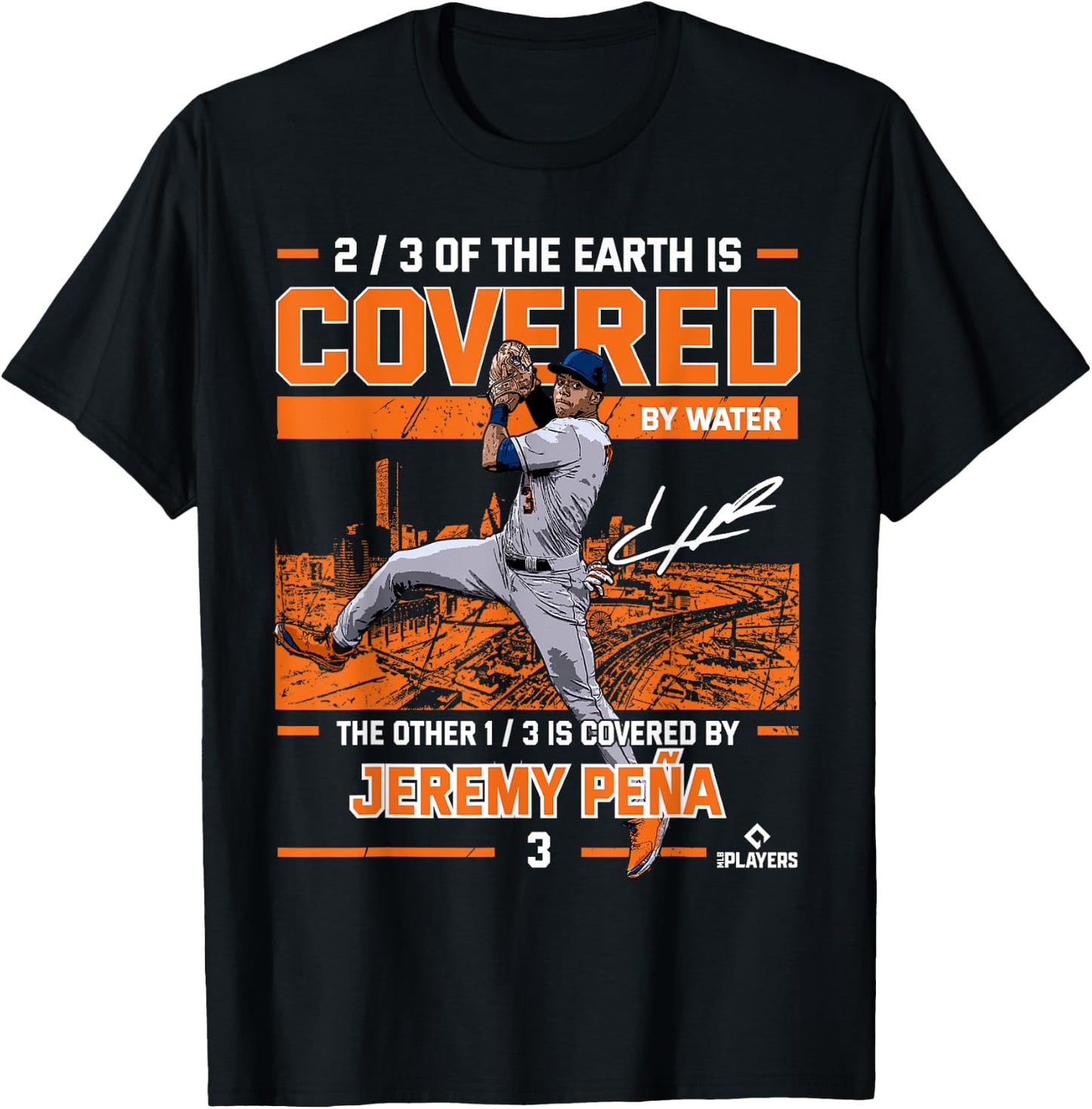 BallPark MVP Houston MLBPA Jeremy Pena , Black, Small T-Shirt - T-Shirt | Black