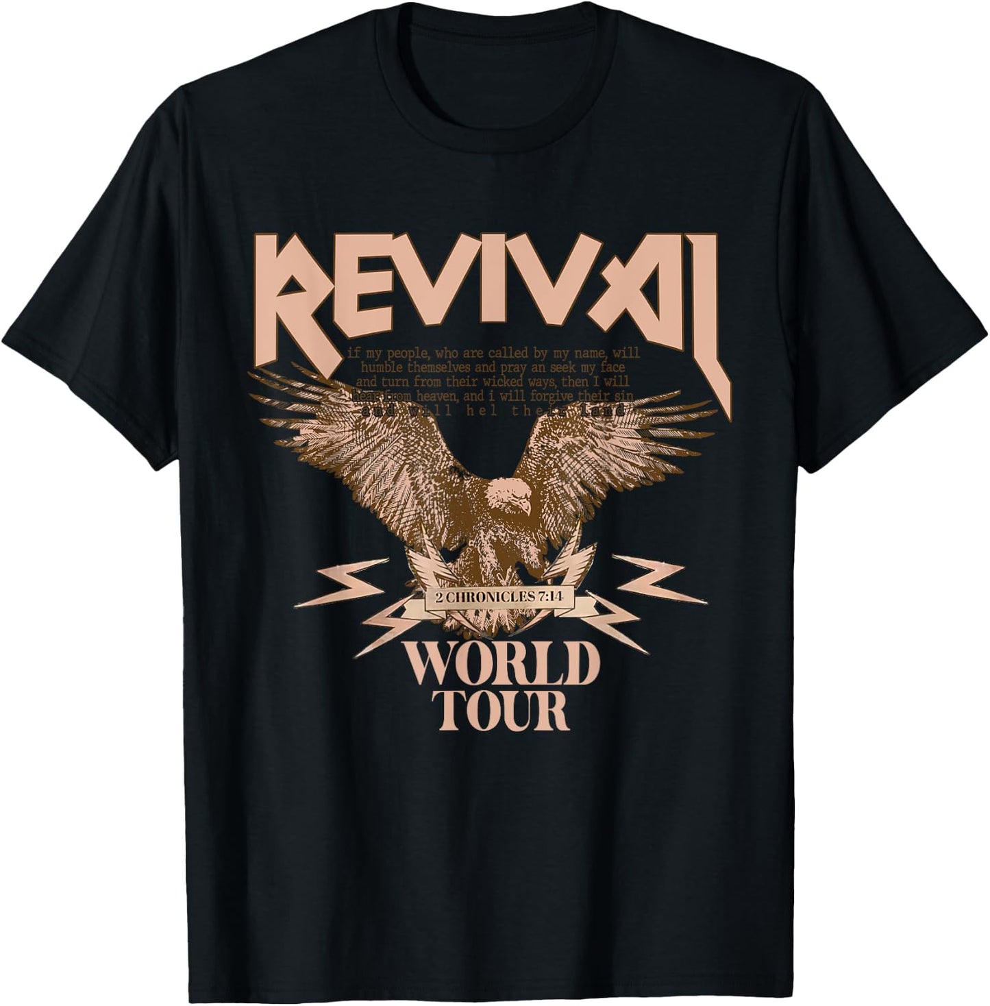 Jesus Revival, Christian Revival Believe, 2 Chronicles 7:14 T-Shirt - T-Shirt | Black
