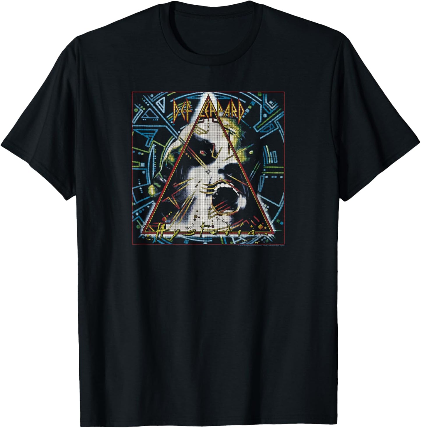 Def Leppard - Hysteria Vintage T-Shirt - T-Shirt | Black