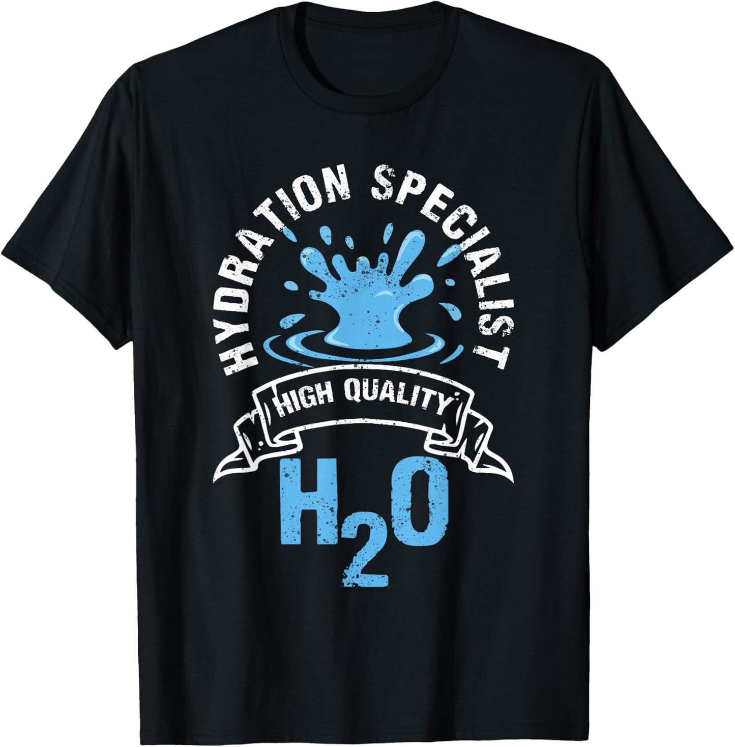 Hydration Specialist Waterboy Team Manager H2O T-Shirt - T-Shirt | Black