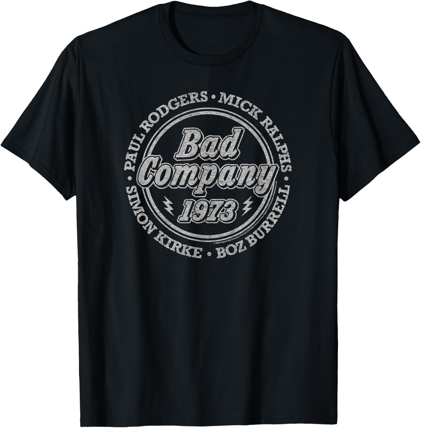 Bad Company - Bad Company 1973 T-Shirt - T-Shirt | Black