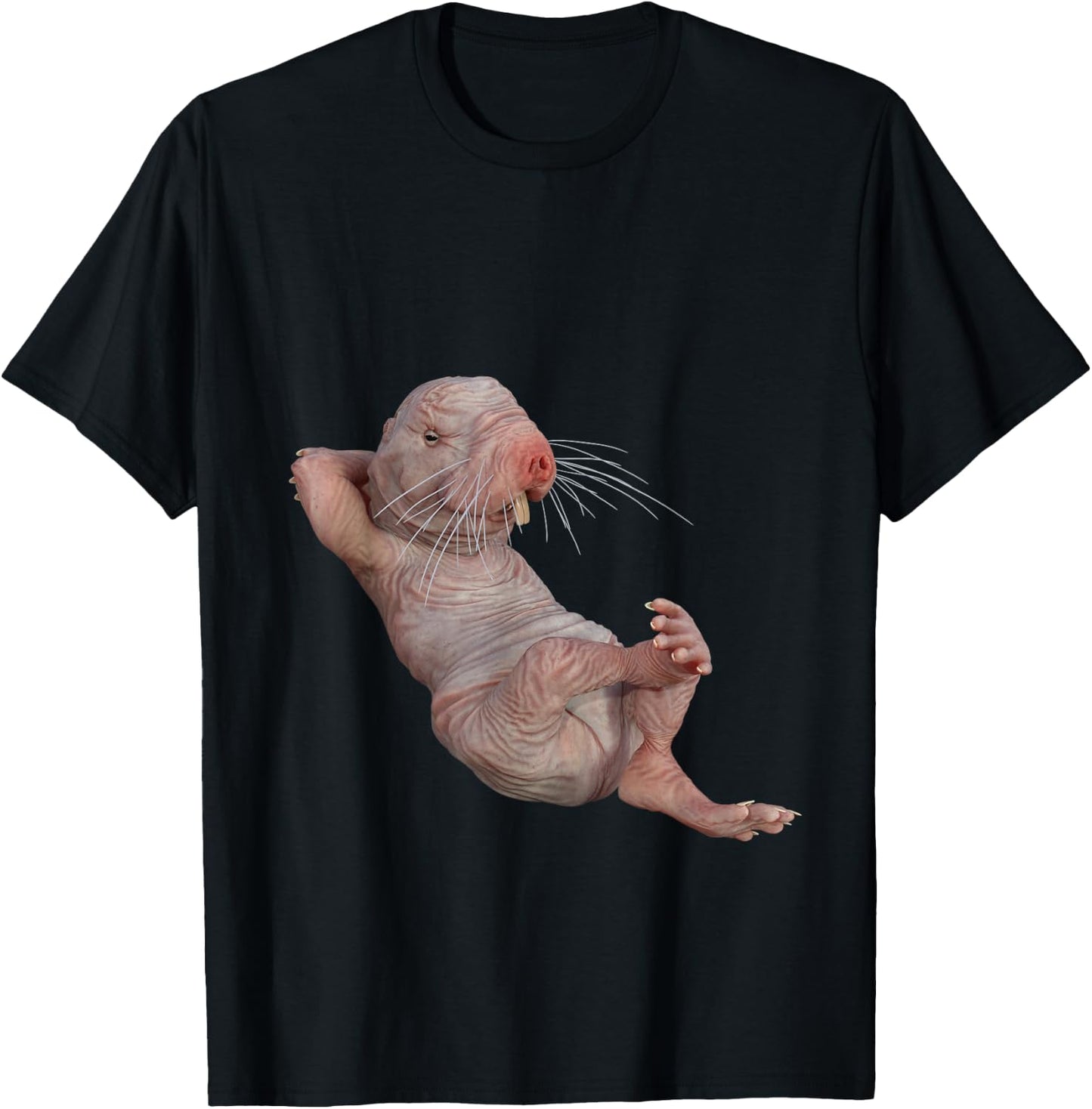 Funny Naked Mole-Rat Zookeeper Safari Animal Lover Mole Rat T-Shirt - T-Shirt | Black
