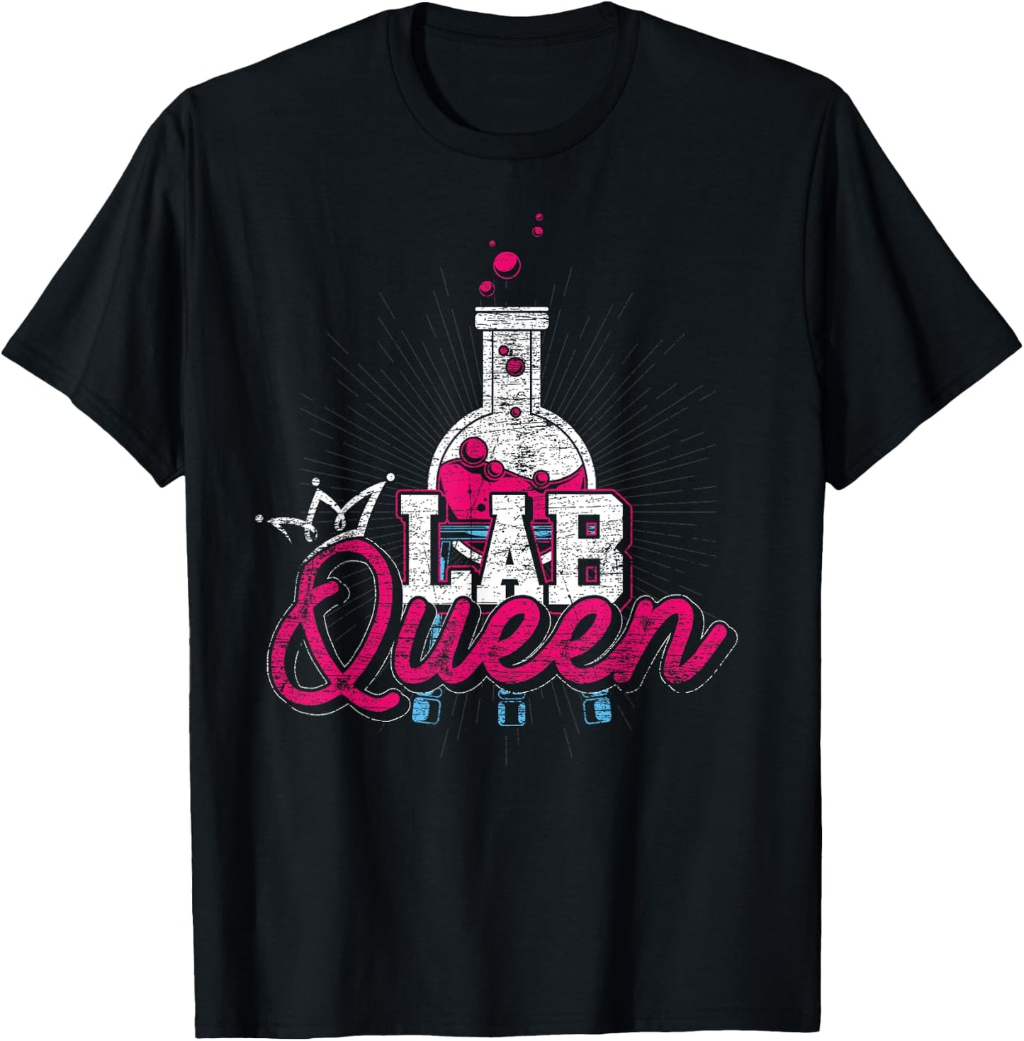 Lab Technician Lab Queen Medical Laboratory Scientist T-Shirt - T-Shirt | Black
