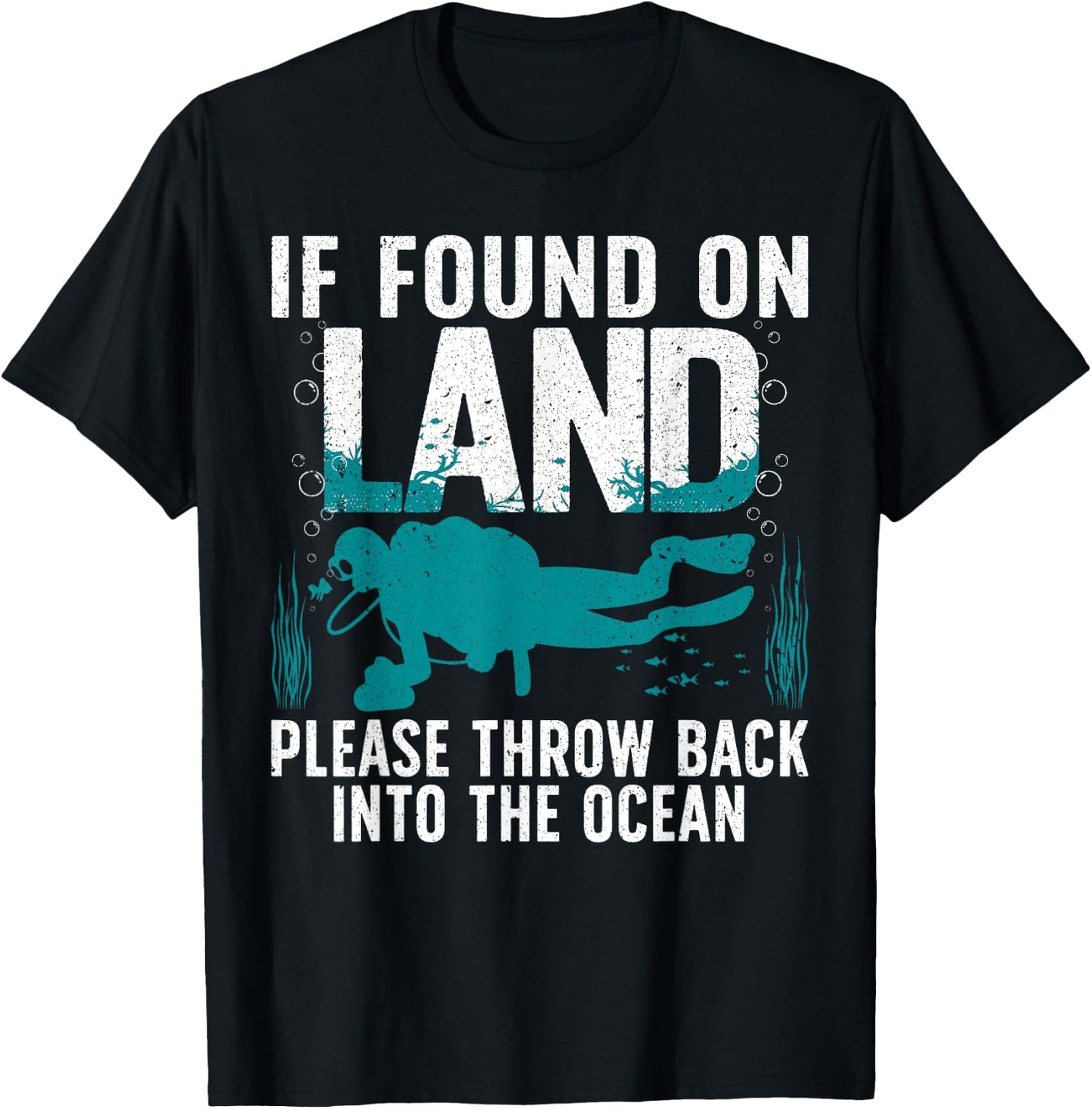 Cool Scuba Diving Women Ocean Open Water Scuba Diver T-Shirt - T-Shirt | Black