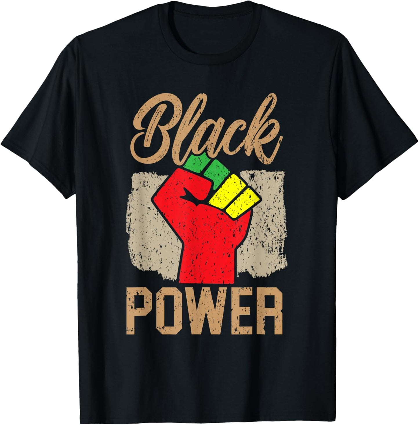 Black Power Black Pride Melanin African American T-Shirt - T-Shirt | Black
