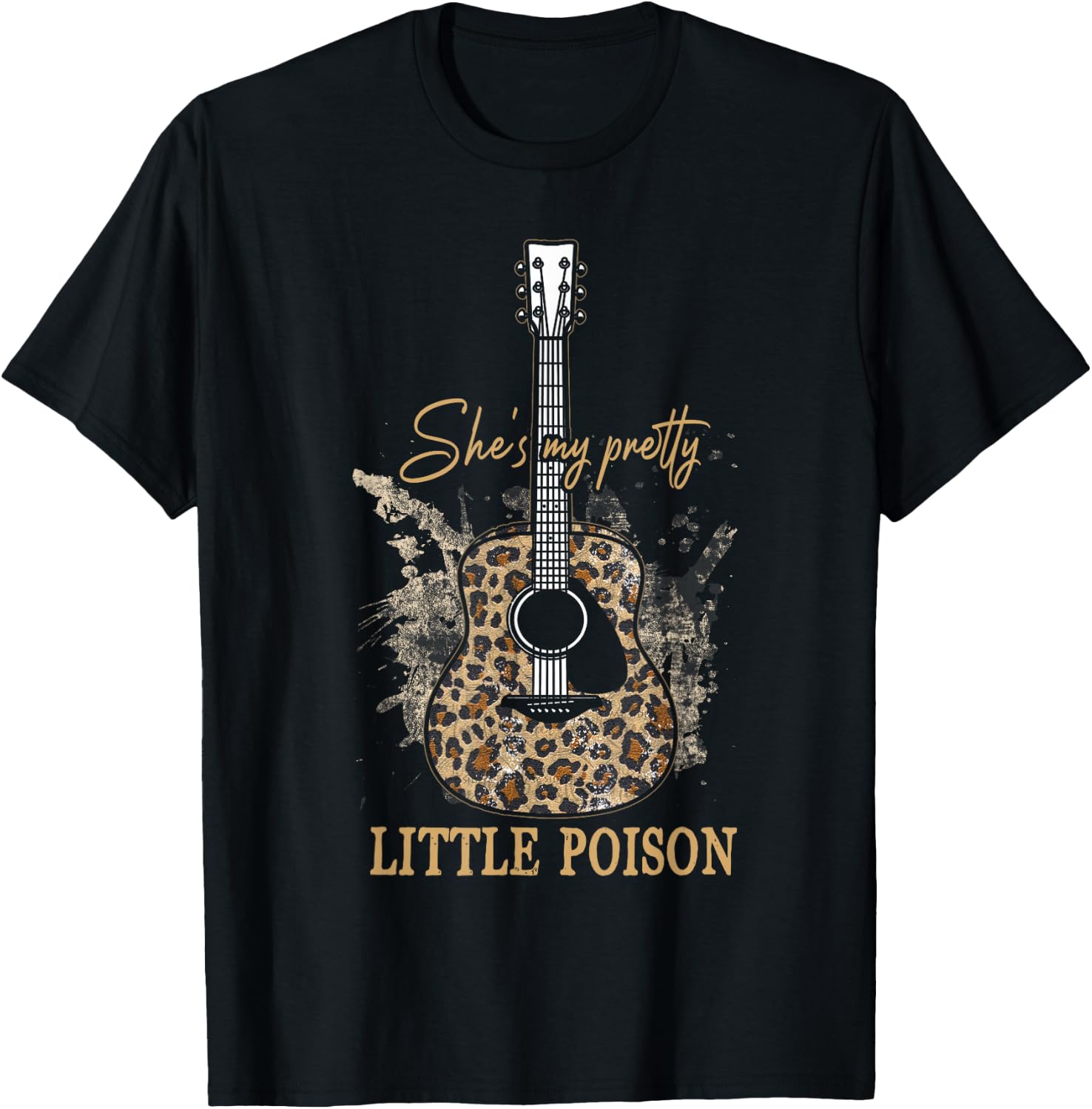 Pretty-Little Poisons Classic Guitar Music T-Shirt - T-Shirt | Black