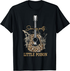 Pretty-Little Poisons Classic Guitar Music T-Shirt - T-Shirt | Black