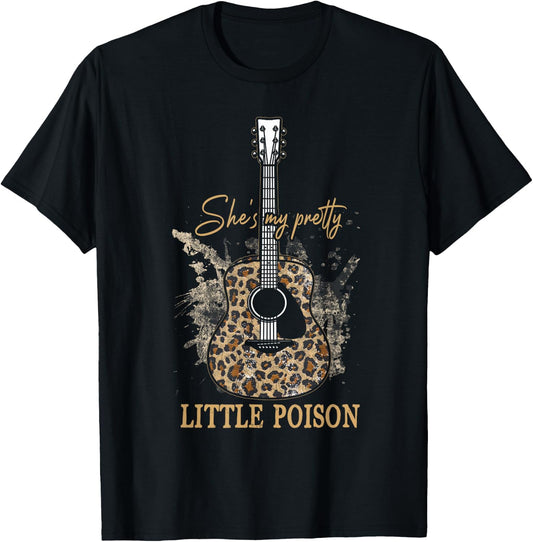 Pretty-Little Poisons Classic Guitar Music T-Shirt - T-Shirt | Black