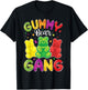 Gummy Bear Gang Funny Candy Lovers Girls Kid Squad Team T-Shirt - T-Shirt | Black
