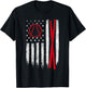 Drumsticks - USA American Flag Drummer Drumming Percussion T-Shirt - T-Shirt | Black