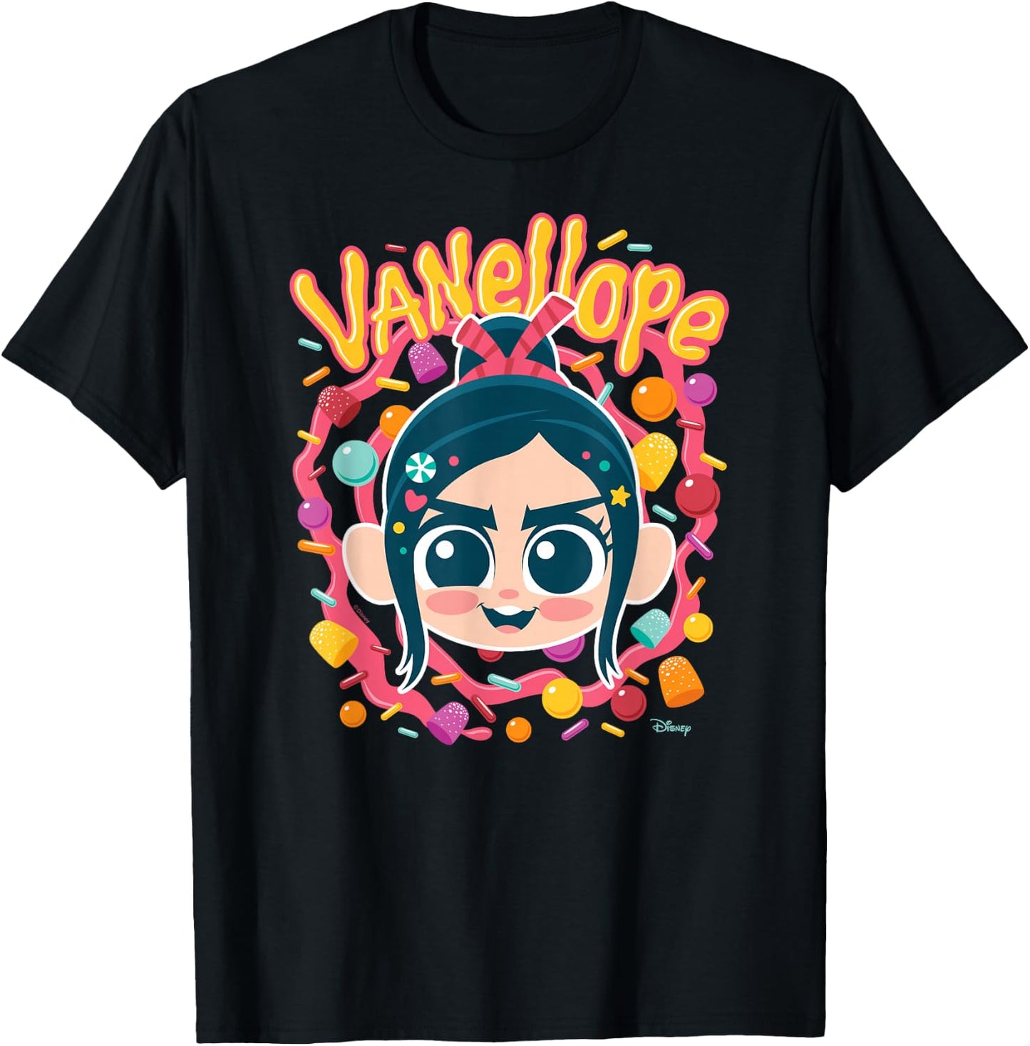 Wreck It Ralph - Vanellope Candy T-Shirt - T-Shirt | Black