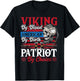 Viking By Blood American By Birth Patriot By Choice T-Shirt - T-Shirt | Black