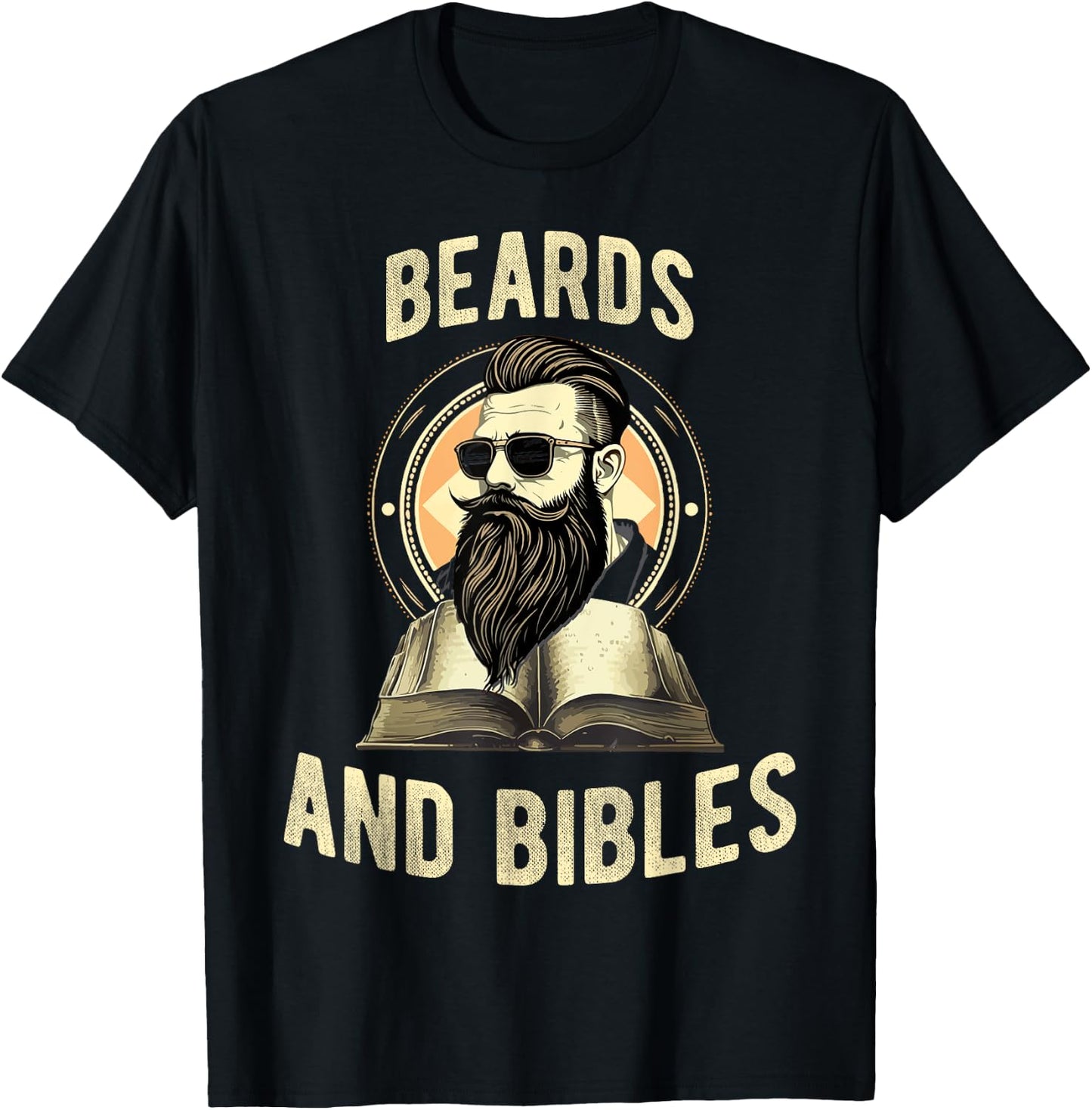 Beards and Bibles Christian Man T-Shirt - T-Shirt | Black
