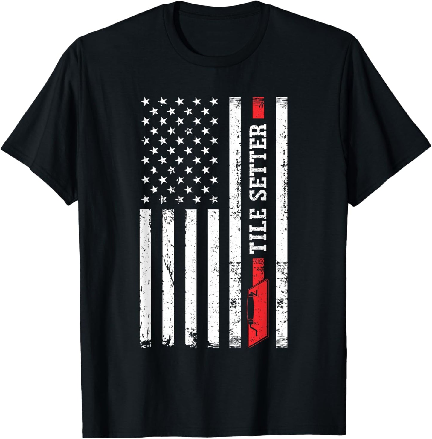 Tile Setting Tilesetter Tile Setter T-Shirt - T-Shirt | Black