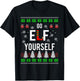 Go ELF Yourself Funny Christmas Holiday T-Shirt - T-Shirt | Black