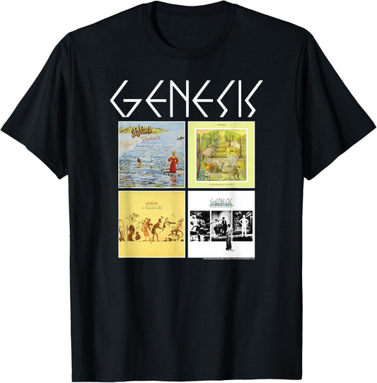 Genesis - Album Grid T-Shirt - T-Shirt | Black