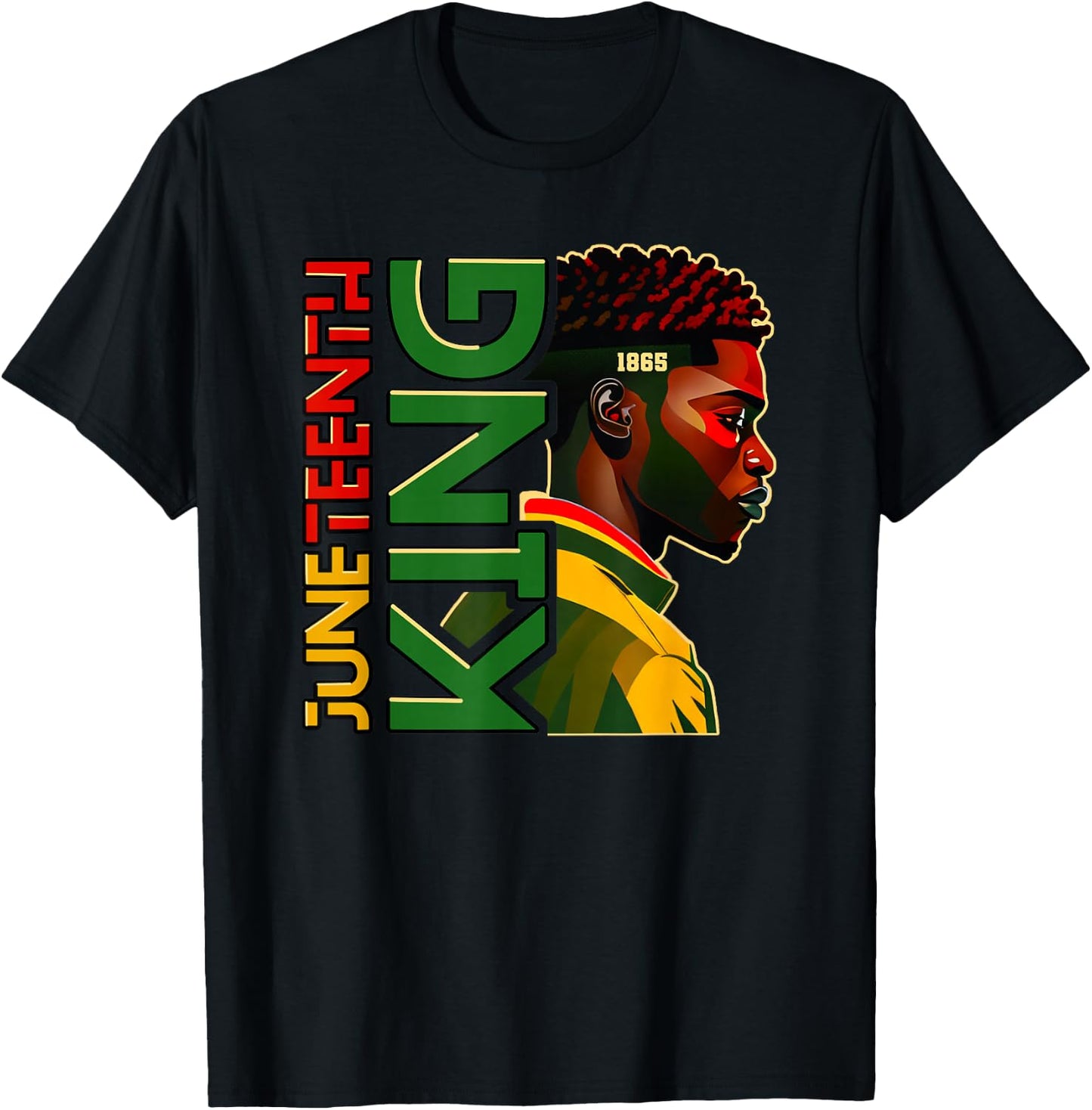 Juneteenth black King , Juneteenth Shirt , Black Men T-Shirt - T-Shirt | Black