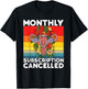 Retro Uterus Support Hysterectomy Recovery Products T-Shirt - T-Shirt | Black
