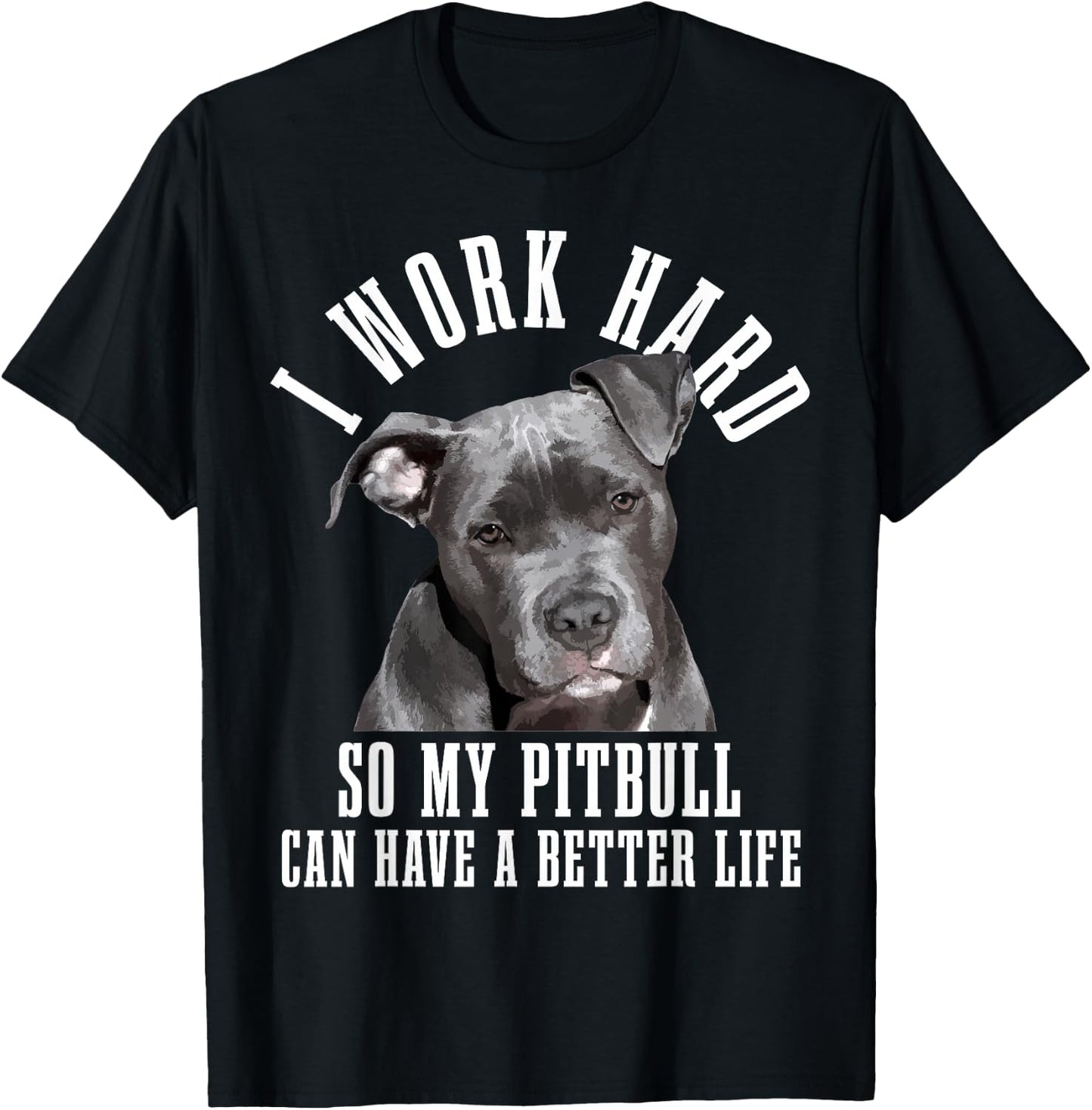 Pitbull Mama Dog Dad Funny Pitbull T-Shirt - T-Shirt | Black