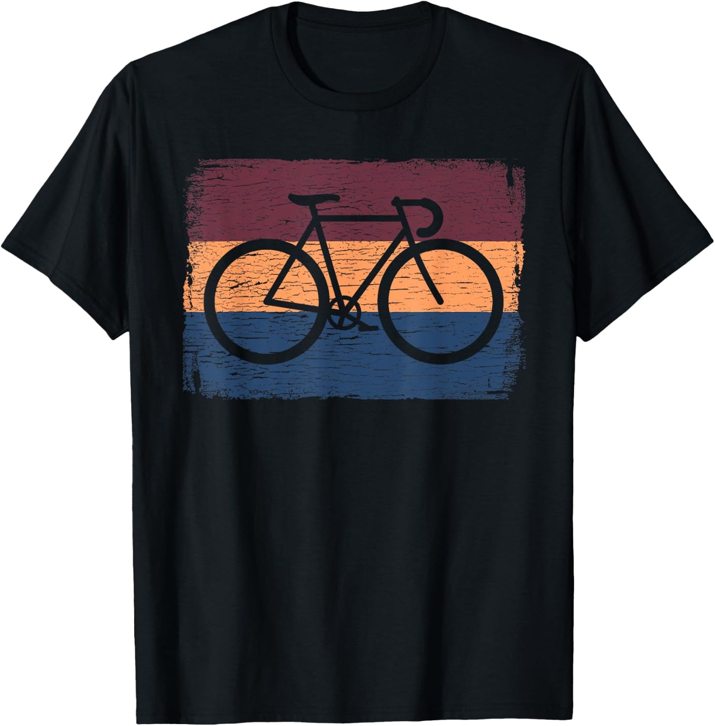 Vintage Cycling Funny Classic Bicycle Bicycling Lover Outfit T-Shirt - T-Shirt | Black