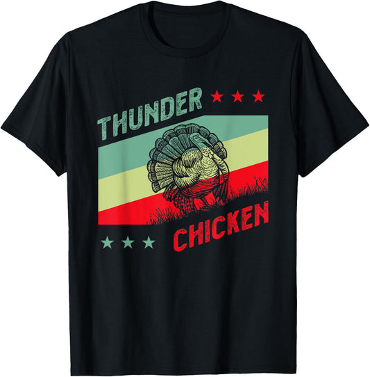 Turkey Hunter for Thunder Chicken T-Shirt - T-Shirt | Black