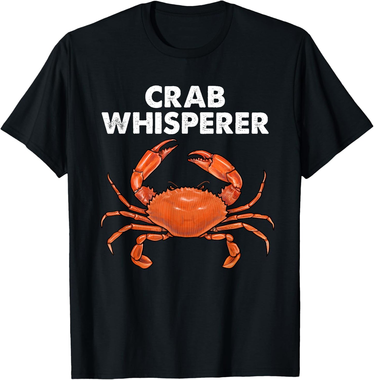Cool Crab Whisperer Art Women Crabbing Crab Fishing T-Shirt - T-Shirt | Black