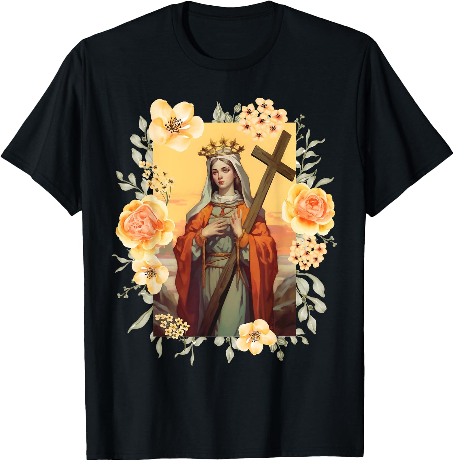 St Helena The True Cross and Church of the Holy Sepulchre T-Shirt - T-Shirt | Black