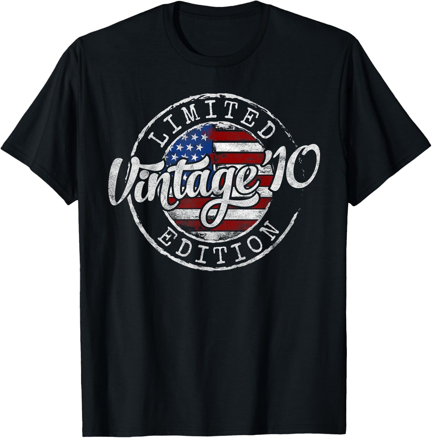 Vintage 2010 15th Birthday Gifts for Boy Girl 15 Year Old T-Shirt - T-Shirt | Black